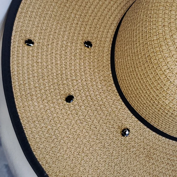 Juicy Couture ❤️NWT❤️ Wide Brimmed Jeweled Hat!❤️❤️❤️ - Picture 7 of 13